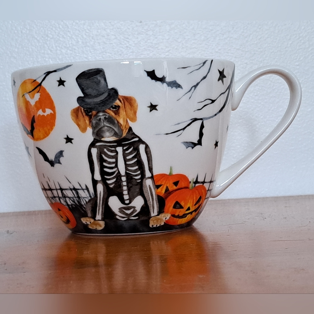 Portobello By Design - Bony Boxer Halloween Mug